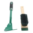 thumbnail image 2 of CaraMart Gardening Tool Set With Brush And Scraper For Lawn Mower Blade And Yard Equipment Cleaning For Grass And Debris Removal, 2 of 9