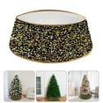 thumbnail image 2 of WINDLAND Christmas Tree Base Collar with Sequins Portable Tree Stand Cover for Festival, 2 of 19
