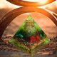 thumbnail image 4 of Pirámide de orgón piedras naturales amatista peridoto cristal generador de energía curativa Hugtrwg Para estrenar, 4 of 8