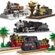 thumbnail image 2 of Tren de carga de pasajeros de ciudad, locomotora, pista, vagón, estación de rieles, amigos, bloques de construcción, juguetes de motor de ferrocarril, 2023, 2 of 4
