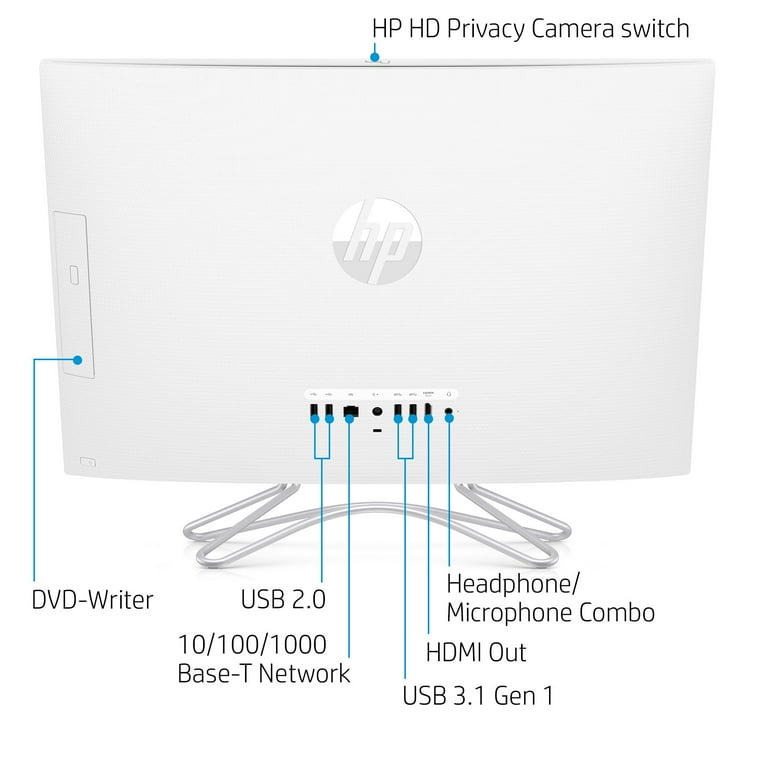 HP 24-Inch Home Desktop All-in-One PC, Intel Core i5, 12GB HP 24-Inch Home Desktop All-in-One PC, Intel Core i5, 12GB