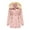 244#Pink, variant on Ftwytp Women's Warm Winter Coat Snow Ski Jacket Fleece Lined Military Jacket Women Faux Fur Hooded Coat Puffer Down Jacket