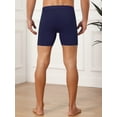 thumbnail image 3 of DARING DIVA Men's Elastic Waistband Soft Mid-Waisted Solid Underwear 30 Dark Blue, 3 of 7