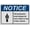 Warning Sign 1, variant on Weatherproof Vertical ANSI Grain Bin Silo Sign (When accessing the central roof hatch remain on the ladder keep safety harness attached at all times) 8 in" x 12 in" UV Resistant Indoor Outdoor Sign