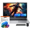 thumbnail image 1 of acer Aspire 3 15.6" FHD Laptop, AMD Ryzen 5 7430U, 16GB RAM, 1.16TB Storage(1TB SSD+160GB Docking Station Set), AMD Radeon Graphics, Backlit Keyboard, HD Webcam, Wi-Fi 6, Windows 11 Pro, Silver, 1 of 9
