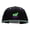 Black Silver, variant on Hip Hop Bubbles Embroidered Wool Blend Classic Snapback - Black Red OSFM