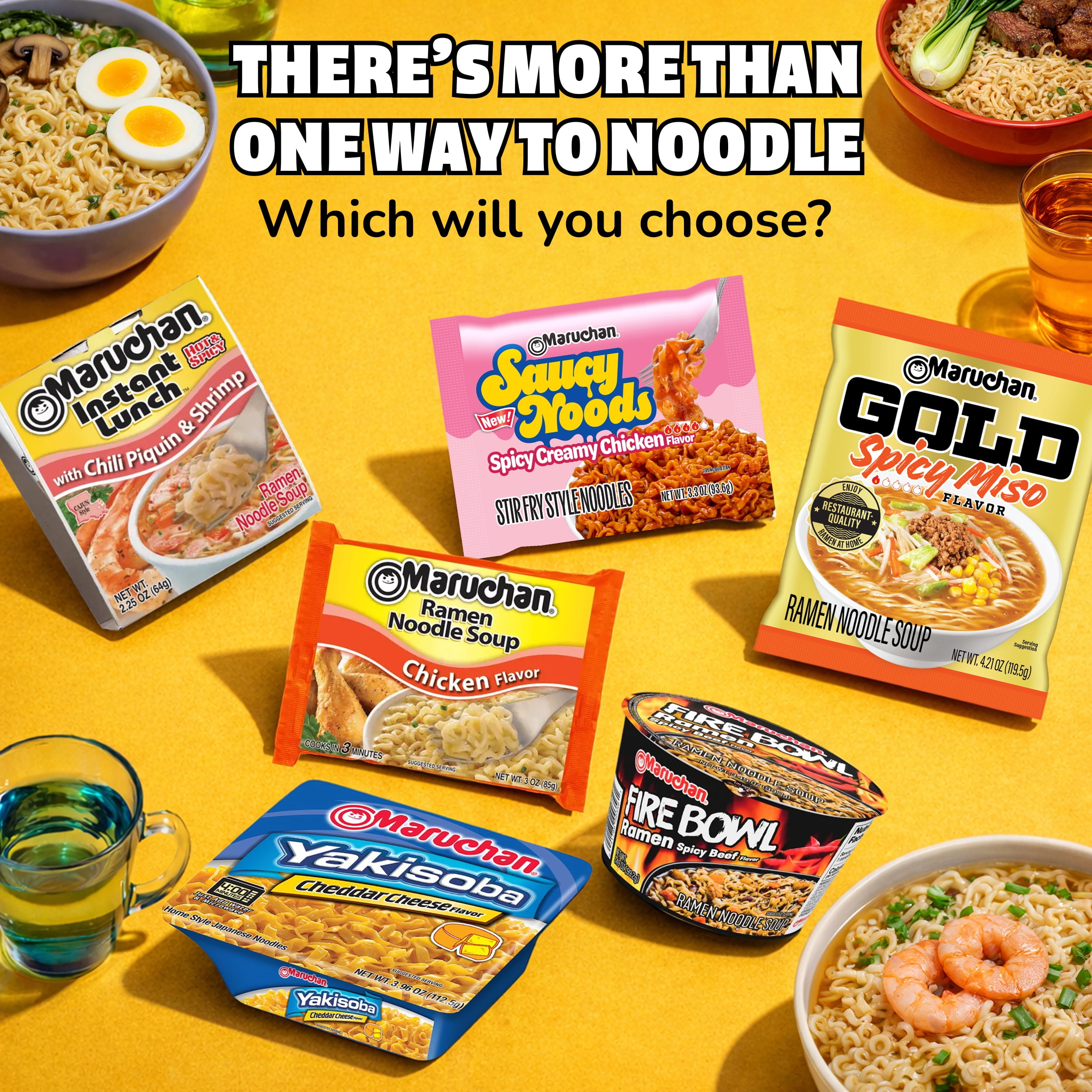 24 pack) Maruchan Ramen Noodle Soup, Shrimp Flavor Instant Noodles