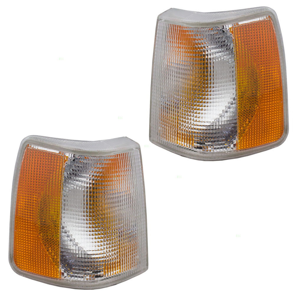Drivers Park Signal Corner Marker Light Lamp Lens Replacement for 740 940 960 Series without fog lamps 13696091 