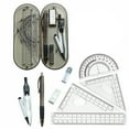 thumbnail image 7 of Oimcto Compass set,8 Piece Set for Students and Multifunctional Drawing Tool Kit with Ruler Protractor and Pencil for Geometry Drafting and Mechanical Drawing, 7 of 7