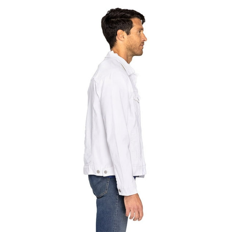 Walmart white cheap denim jacket