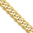 thumbnail image 6 of Primal Gold 14 Karat Yellow Gold 8.5mm Flat Beveled Curb Chain Bracelet, 6 of 11