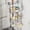 Silver-3 Tier, variant on Over the Door Shower Caddy - 4 Tier Adjustable Shower Organizer Hanging with Soap Holder, No Drilling Stainless Steel Bathroom Rack Hanging for Body Wash, Shampoo, Soap, Razor, Silver