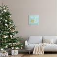thumbnail image 2 of Stupell Industries Christmas By The Sea Turquoise Holiday Painting Gallery Wrapped Canvas Print Wall Art, 2 of 5