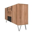thumbnail image 2 of Manhattan Comfort Beekman 4 Shelves Engineered Wood Sideboard in Brown/Black, 2 of 7