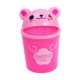 thumbnail image 1 of Mini bote de basura para conejos, organizador de basura de escritorio, contenedor de basura (rosa #C065J#), 1 of 5