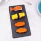 thumbnail image 4 of 1 Pc Natural Slate Plate Barbecue Tray Restaurant Steak Sushi Display Dish Black Slabstone Barbecue Pan (Rectangle), 4 of 4