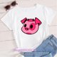 thumbnail image 5 of Camiseta Kawaii Fat nuggets para mujer, camisetas góticas de Ángel antipolvo, Camisetas estampadas con cerdo lindo, camiseta Y2K, camisetas divertidas, ropa, 5 of 5