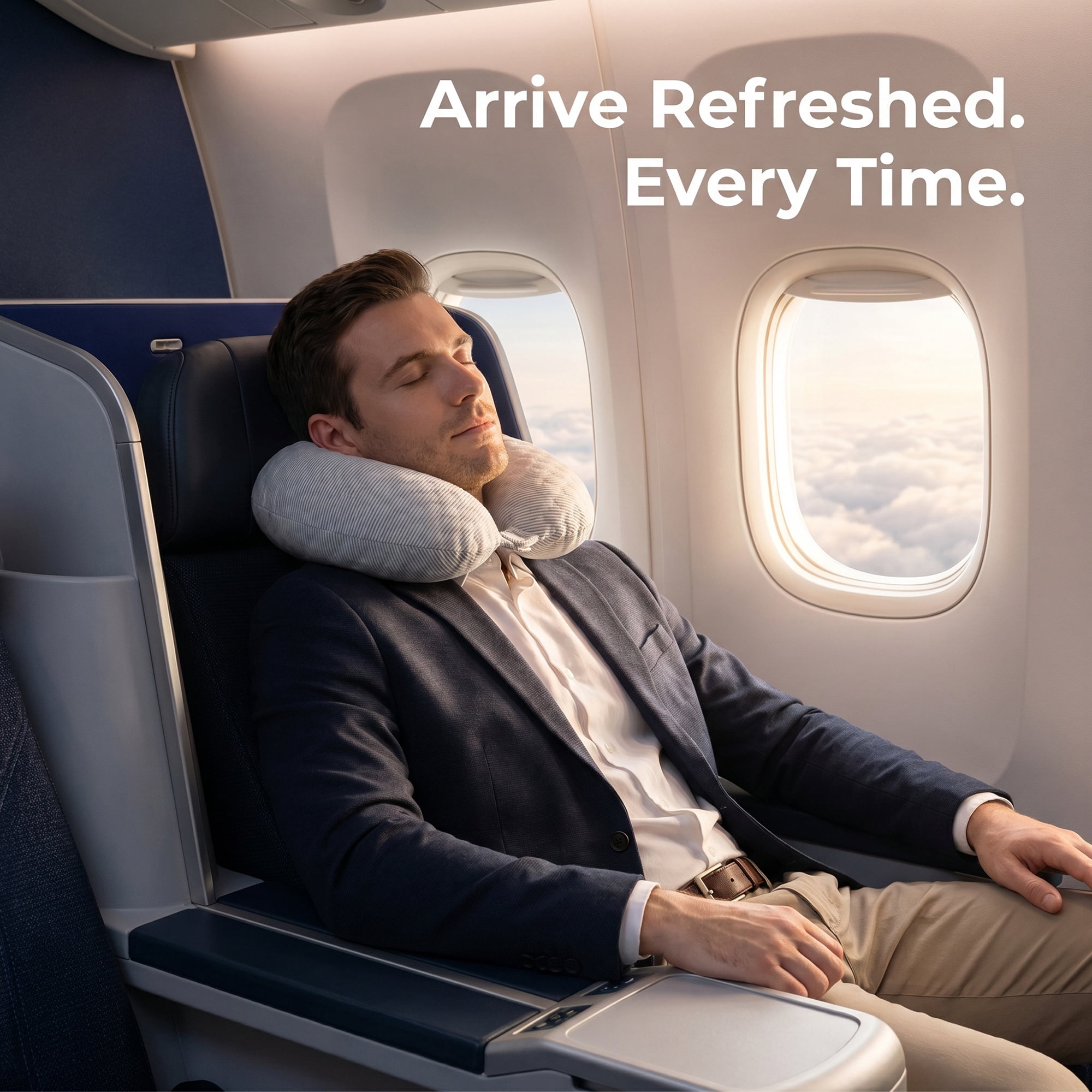 Unique Bargains Memory Foam U Shape Travel Neck Pillow for Office Naps Gray 12"x12"x4"