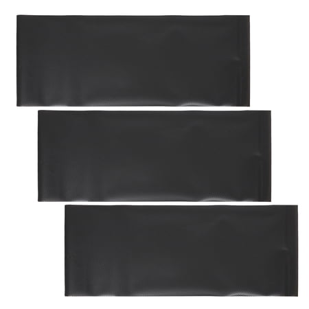 LOLIPPYY 3Pcs Washable Black Reptile Terrarium Carpet Mat Durable Odorless Substrate Liner