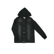 Jean Jacket with Fleece Sleeves & Hood (Big Boy)