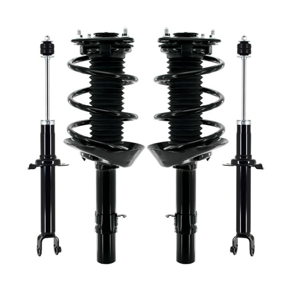 Set Front Quick Complete Strut-Coil Spring-Rear Suspension Strut For 2016 2017 Honda Accord