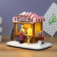 thumbnail image 2 of Pueblos navideños iluminados con LED, casa de palomitas de maíz para el pueblo navideño, 2 of 4