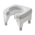 thumbnail image 4 of Silla de baño con inodoro, taburete de ducha portátil, antideslizante, gran capacidad de carga. Almohadón, 4 of 9