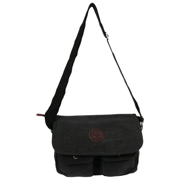 1pc Vintage Canvas Bag Casual Bag Men Single Shoulder Bag Male Messenger Bag