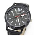 thumbnail image 2 of Geneva Faux Leather Strap Big Dial Quartz Easy to Read Numbers Watch :54, 2 of 2