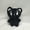 Black, variant on KPOP Idol NCT  DoYoung Cheetah LeePlush Dolls Keyring Cute Cartoon Stuffed Animal NCTzen Gift