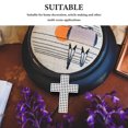 thumbnail image 3 of HONMEET 10Pcs White Plastic Cross Stitch Canvas Sheets for Needlework with Durable Mesh Grid for Crafting, 3 of 8