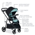thumbnail image 3 of Britax Willow Brook S+ Baby Travel System, Infant Car Seat and Stroller Combo with Alpine Base, ClickTight Technology, SafeWash Insert and Cover, Jade Onyx, 3 of 5