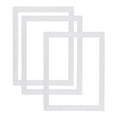 thumbnail image 1 of Marco de fotos magnético Uxcell de 8 x 10 pulgadas, 3 piezas, marco magnético reutilizable para refrigerador, blanco, 1 of 7