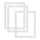 thumbnail image 1 of Marco de fotos magnético Uxcell de 8 x 10 pulgadas, 3 piezas, marco magnético reutilizable para refrigerador, blanco, 1 of 7