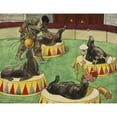 thumbnail image 3 of Artuš Scheiner 18x15 Black Modern Framed Museum Art Print Titled - Smaller Schlingel Kulihrasek as Juggler, 3 of 5