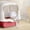 Pink, variant on Nebwoak Fully Enclosed Cat Litter Box - Odor-Proof, Splash-Proof, Extra Large Paper Litter Box (50x35x33cm) with Observation Window, Non-Slip Base, Easy to Clean, Green