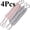 2 Gray+2 Lotus Pink, variant on 4 Packs Long Stretch Back Sponge with Rope Handles Back Scrubber Bath Shower Mesh Sponge Exfoliating Body Scrub Stretch Braided Loofah for Men and Women (2 Gray+2 Lotus Pink)