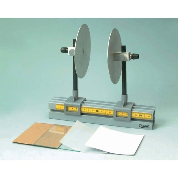 Parallel Plate Capacitor Demonstration with Adjustable Distance and Height - Eisco Labs