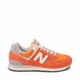 thumbnail image 2 of New Balance 574 U574RCB Sneakers Men's US 11 Orange Suede Lifestyle Shoes TF931, 2 of 5
