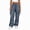 Dark Gray, variant on Teylalorva Women's Cargo Pants Straight-Leg Loose with Pockets Trousers Silver Size 2XL