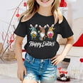 thumbnail image 2 of CAIXIA Easter Shirts Girls T Shirts 5t Happy Easter Kids Shirts Girls Size 10-12 Fashion Crew Neck Funny Short Sleeve Girl Tops Size 6 Basic Tees Baby Girl Summer Clothes 10-11 Years, 2 of 4