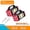 RED+RED, variant on Solar & USB Rechargeable LED Lantern Flashlight, 1500Mah Nickel Battery, Tactical COB Work Light, 4 Modes, Emergency Power Bank Function, Portable for Camping IPX4 Waterproof(1/2pcs Optional)
