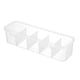 thumbnail image 2 of Caja organizadora de libros, organizador de escritorio transparente, estantería de 2 niveles, plástico resistente, plegable, portátil, ideal para dormitorio, clasificación de libros,, 2 of 8