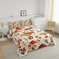 thumbnail image 3 of Mushroom Comforter Set King Size for Adult Women Teen Farm Mushroom Bedding Sets Rustic Farmhouse Bedding Comforter Sets Western Farmstyle Down Comforter Boho Exotic Duvet Set, 3 of 7