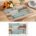 thumbnail image 6 of Vintage Wood Grain Placemats Set of 1, Green Brown Board Farmhouse Non-Slip Place Mats Washable Table Mats for Kitchen Dining Table Decorations Indoor/Outdoor, 6 of 9