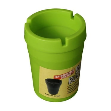 Dechome Under 1$ Car Ashtray,Mini Car Trash Can,Smokeless Smellproof Self-Extinguishing Auto Ashtray,Portable Mini Car Cigarette Trash Can for Home Office,Universal Car Ashtray Fits Most Cup Holder