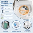 thumbnail image 6 of Auertech 15 lbs Portable Washing Machine Top Load Fully Automatic Washer with LED Display & Drain Pump, 6 of 6