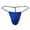 Blue, variant on Men's Woven Rope Cotton Sexy Single Thong Underwear Blue M