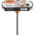 thumbnail image 5 of Superio Deck Scrub Brush with Long Handle, Heavy Duty Stiff Bristles Grout Scrubber with Scraper - Cleans Hot Tub, Swimming Pool, Granite Tiles, Bathroom, Patio, Kitchen, Wall and Deck (3 Part Handle), 5 of 5