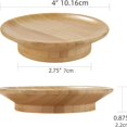 thumbnail image 4 of Juego de 4 adornos reutilizables para embutidos, de bambú, para copas de vino de 4", 4 of 5